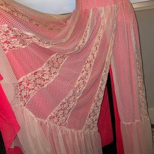 HAH Hot As Hell 'Far Out' Lace Midi Skirt with Pockets M/L